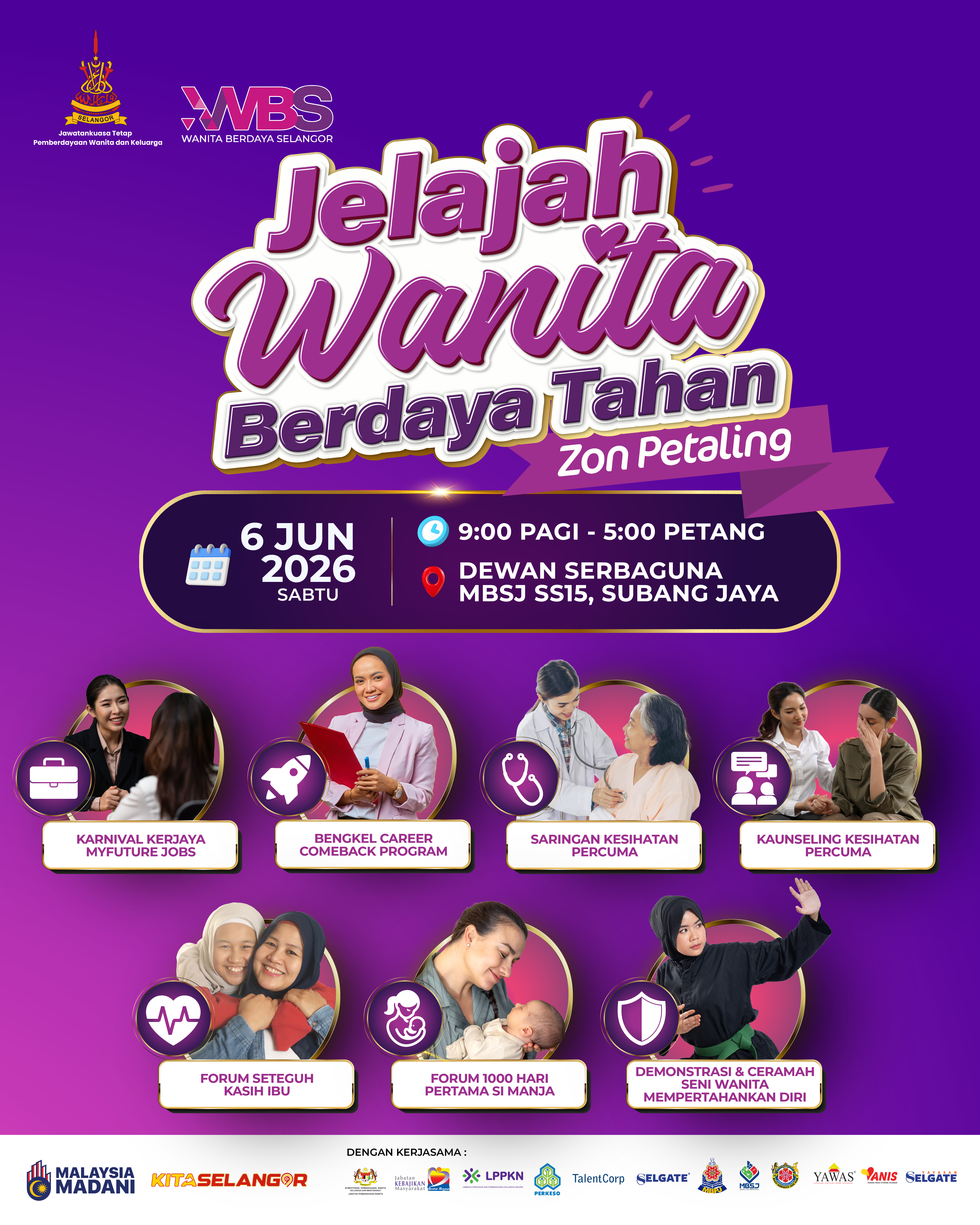 Poster Jelajah Wanita Berdaya Tahan